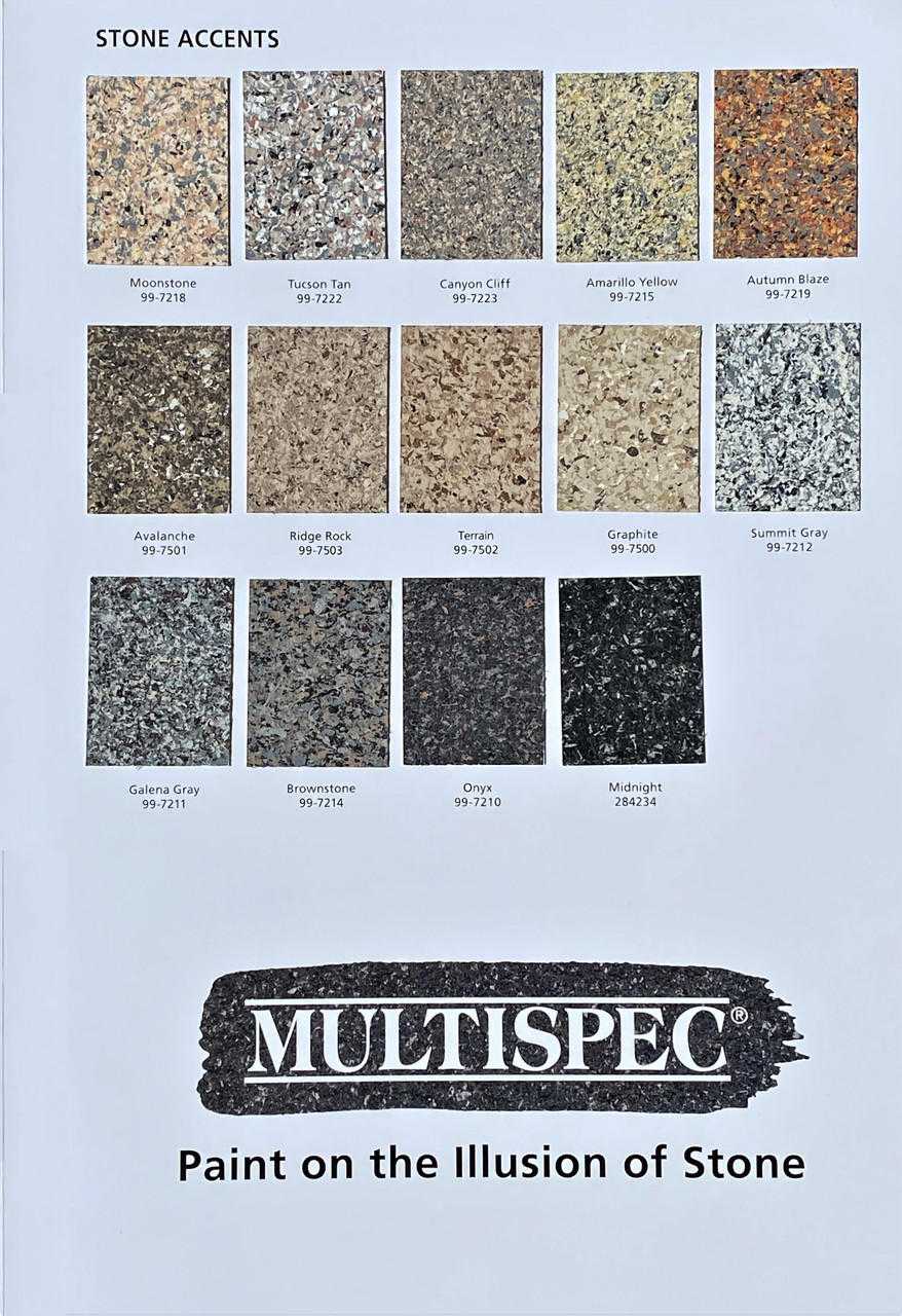 MULTISPEC STONE ACCENT COLORS Questions & Answers